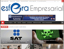 Tablet Screenshot of esferaempresarial.com.mx